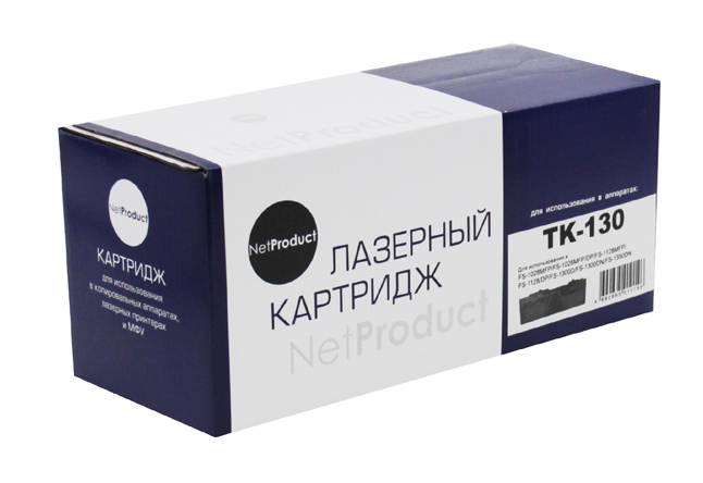 Тонер-картридж NetProduct (N-TK-130) для Kyocera FS-1028MFP/DP/1300D, 7,2K — для бизнеса и офиса