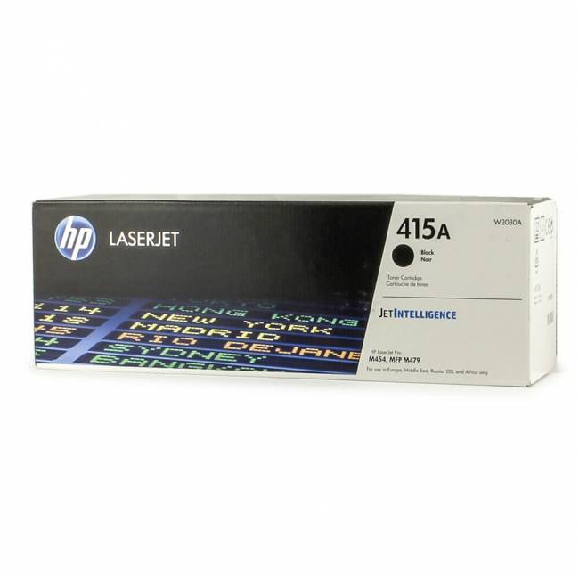 Тонер-картридж 415A для HP LJ M454/MFP M479, 2,4К (O) чёрный W2030A — для бизнеса и офиса