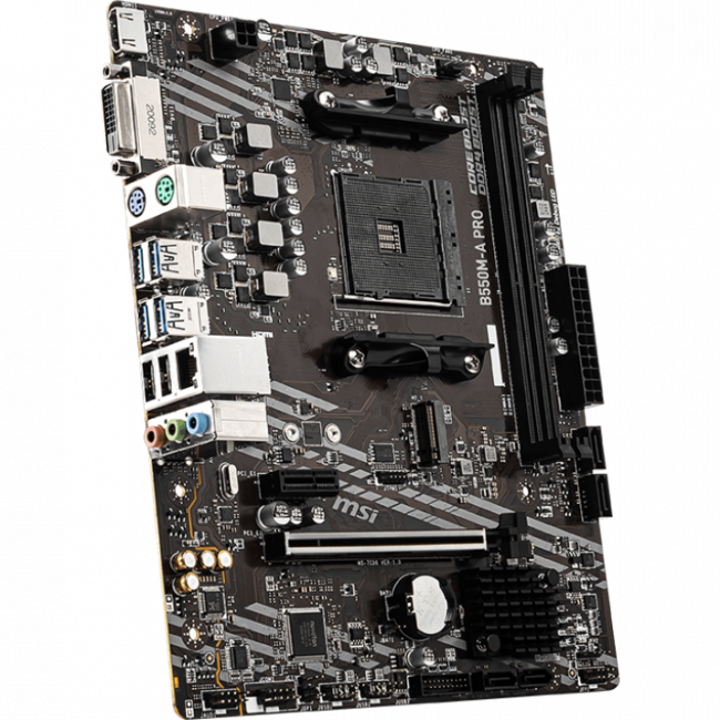 Материнская плата MSI B550M-A PRO — для бизнеса и офиса Материнская плата MSI B550M-A PRO — для бизнеса и офиса