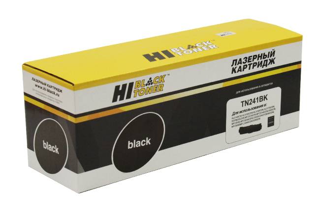 Тонер-картридж Hi-Black (HB-TN-241Bk) для Brother HL-3140CW/3150CDW/3170CDW, Bk, 2,5K — для бизнеса и офиса