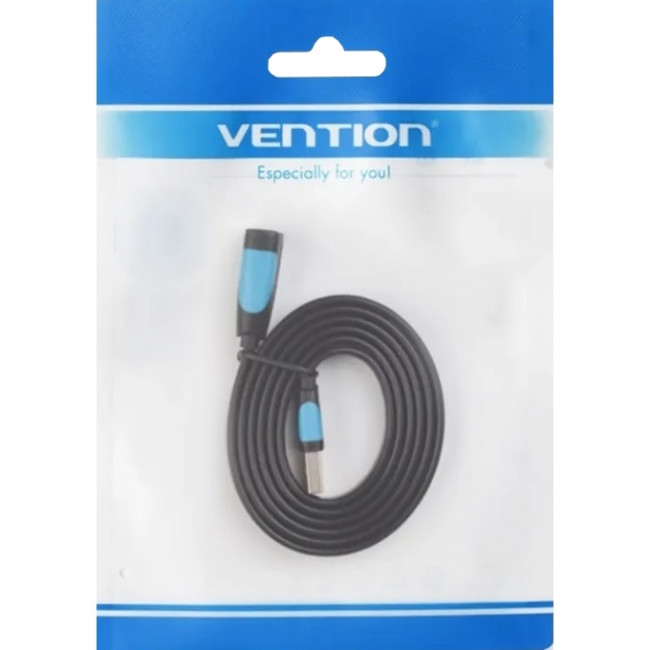 Кабель-удлинитель Vention USB 3.0 AM/AF - 2 м плоский Кабель-удлинитель Vention USB 3.0 AM/AF - 2 м (VAS-A13-B200) — для бизнеса и офиса