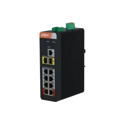 8-портовый гигабитный управляемый коммутатор с PoE промышленное исполнение , Порты: 8 RJ45 10/100/1000Мбит/с (PoE/PoE+/Hi-PoE/IEEE802.3bt) 2 SFP 1000Мбит/с (uplink); мощность PoE: порты 12 до 90Вт порты 38 до 30Вт суммарно до 120Вт; PoE watchdog передача 8-портовый гигабитный управляемый коммутатор с PoE промышленное исполнение , Порты: 8 RJ45 10/100/1000Мбит/с (PoE/PoE+/Hi-PoE/IEEE802.3bt) 2 SFP 1000Мбит/с (uplink); мощность PoE: порты 12 до 90Вт порты 38 до 30Вт суммарно до 120Вт; PoE watchdog передача