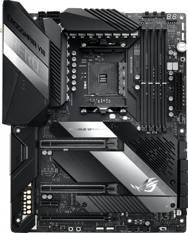 Материнская плата ASUS ROG Crosshair VIII Hero (Wi-Fi) — для бизнеса и офиса