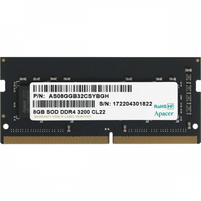 Модули памяти для ноутбука Apacer ES.08G21.GSH — для бизнеса и офиса
