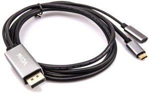 Кабель-адаптер USB 3.1 Type-Cm --> DP(m) 4K@60Hz, 1.8m , PD,Aluminium Shell, VCOM <CU422MCPD-1.8M> VCOM USB 3.2 Type-C (m) - DisplayPort (m)