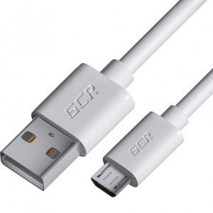 GCR Кабель 0.5m MicroUSB, белый, быстрая зарядка, 28/24 AWG, GCR-53230 Кабель Greenconnect 0.5 м (GCR-53230) GCR Кабель 0.5m MicroUSB, белый, быстрая зарядка, 28/24 AWG, GCR-53230 Кабель Greenconnect 0.5 м (GCR-53230)