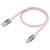 GCR Кабель 1.2m MicroUSB series MERCEDES, PINK NYLON, супер быстрая зарядка, 28/22 AWG, GCR-51954 Greenconnect  USB 2.0 Type-AM - microUSB 2.0 (m) 1.2м — для бизнеса и офиса