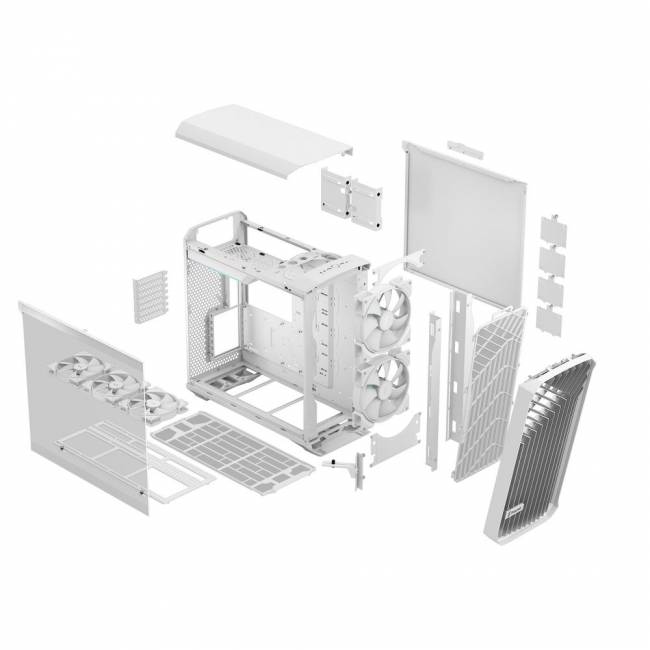 Корпус ПК без блока питания Корпус Design Torrent RGB TG Clear Tint (FD-C-TOR1A-07) — для бизнеса и офиса