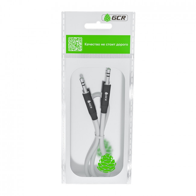 GCR Кабель 3.0m аудио jack 3.5mm/jack 3.5mm белый, AL case черный, M/M, GCR-54752 Greenconnect GCR-54752 GCR Кабель 3.0m аудио jack 3.5mm/jack 3.5mm белый, AL case черный, M/M, GCR-54752 Greenconnect GCR-54752