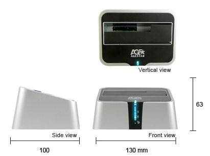 Док-станция для HDD AgeStar 3UBT2 — для бизнеса и офиса