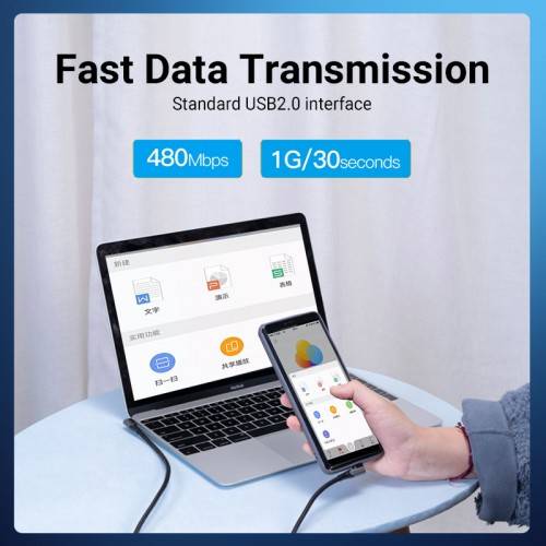 Кабель Vention USB 2.0 CM/CM угловой - 1м. Серый 5А PD100W Vention TANHF — для бизнеса и офиса Кабель Vention USB 2.0 CM/CM угловой - 1м. Серый 5А PD100W Vention TANHF — для бизнеса и офиса