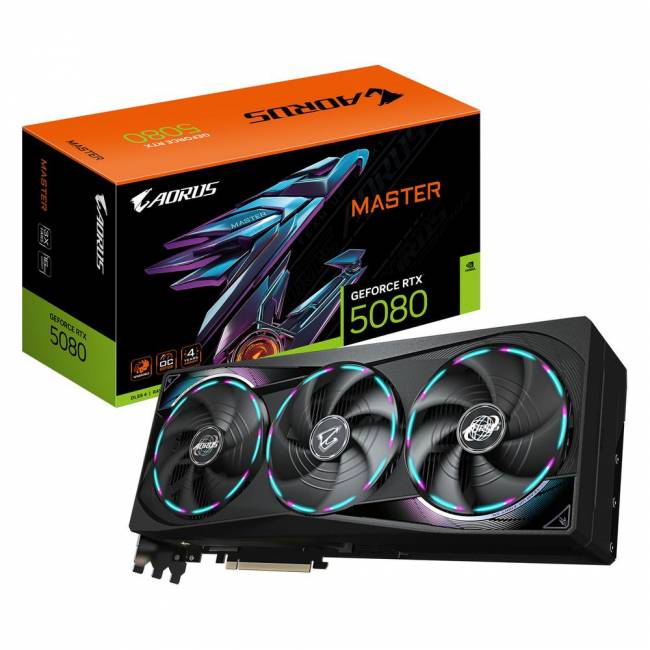 Видеокарта Gigabyte GV-N5080AORUS M-16GD — для бизнеса и офиса