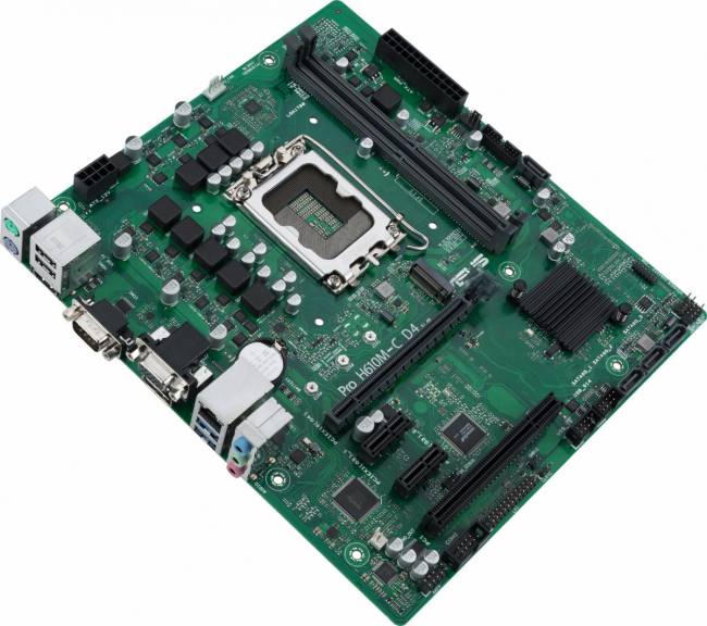 Материнская плата ASUS PRO H610M-C D4-CSM — для бизнеса и офиса