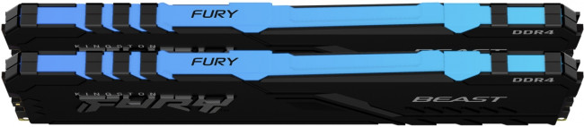 Память оперативная Kingston FURY Beast RGB KF426C16BB1AK2/32 — для бизнеса и офиса Память оперативная Kingston FURY Beast RGB KF426C16BB1AK2/32 — для бизнеса и офиса