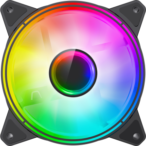 Кулер для корпуса ПК Gamemax FN-12Rainbow-Q-Infinity