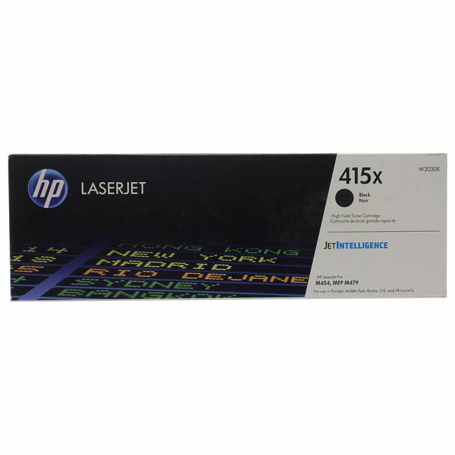 Тонер-картридж 415X для HP LJ M454/MFP M479,7,5К (O) чёрный W2030X — для бизнеса и офиса