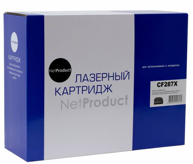 Картридж NetProduct (N-CF287X) для HP LJ M501dn/M506dn/M506x/M527dn/M527f/M527c, 18K — для бизнеса и офиса