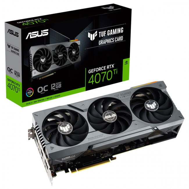 Видеокарта ASUS TUF-RTX4070TI-O12G-GAMING — для бизнеса и офиса