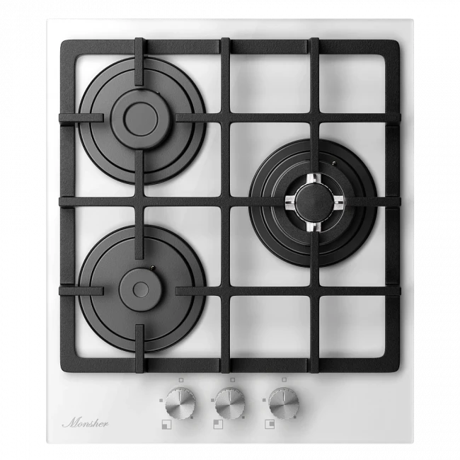 Варочная поверхность Monsher Monsher MGG 45 Blanc — для бизнеса и офиса