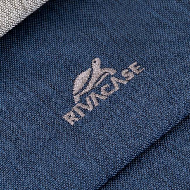 Рюкзак для ноутбука 17.3" Riva 7567 GREY/DARK BLUE — для бизнеса и офиса
