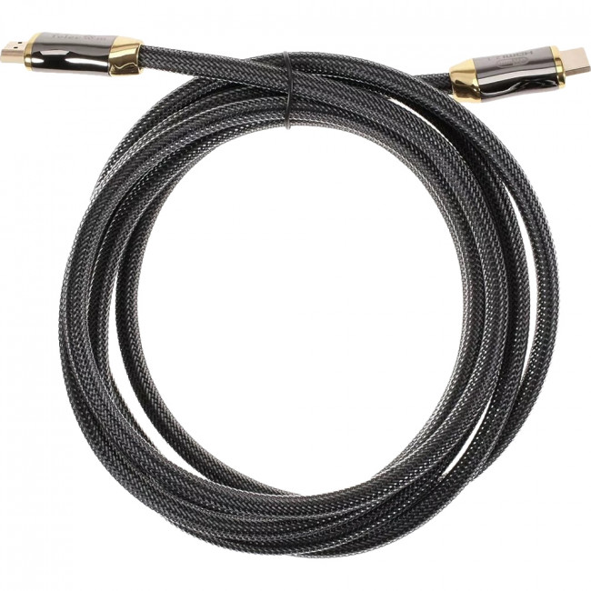 Кабель HDMI 19M/M,ver. 2.1, 8K@60 Hz 3m метал разъемы, нейлоновая оплетка Telecom <TCG300-3M> Кабель Telecom HDMI (m)/HDMI (m) - 3 м (TCG300-3M)