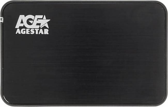 Внешний корпус для HDD/SSD AgeStar 3UB2A8J-6G (BLACK) — для бизнеса и офиса