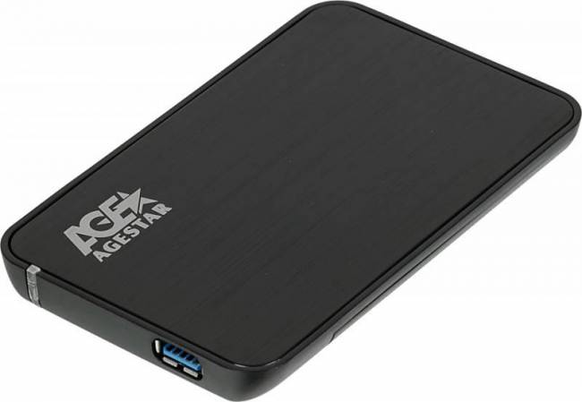 Внешний корпус для HDD/SSD AgeStar 3UB2A8J-6G (BLACK) — для бизнеса и офиса