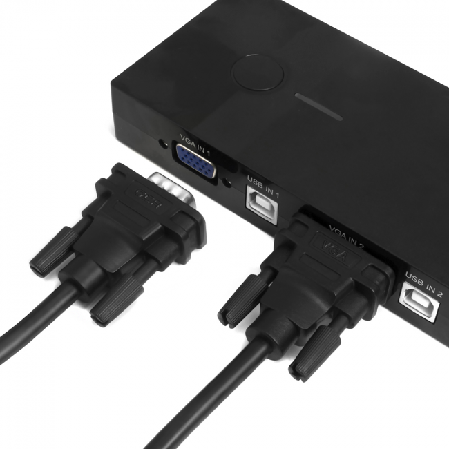 Greenconnect Кабель SVGA 0.5м чёрный, OD6.0mm. 15M / 15M GCR-VM2VM1-0.5m, 28/28 AWG, двойной экран Greenconnect VGA (m) - VGA (m) 0.5м