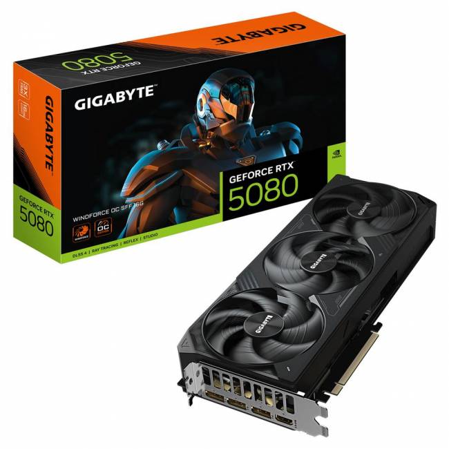 Видеокарта Gigabyte GV-N5080WF3OC-16GD — для бизнеса и офиса