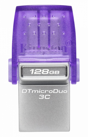 Флэш USB Kingston 128GB DataTraveler microDuo 3C 200MB/s dual USB-A + USB-C Kingston DTDUO3CG3/128GB