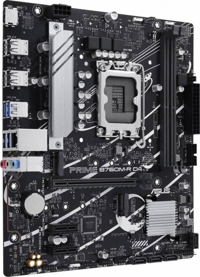 Материнская плата ASUS PRIME B760M-R D4 — для бизнеса и офиса Материнская плата ASUS PRIME B760M-R D4 — для бизнеса и офиса