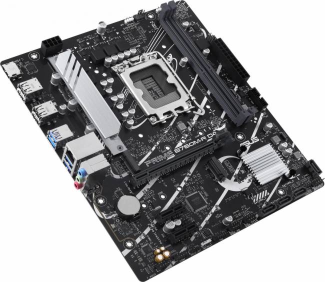 Материнская плата ASUS PRIME B760M-R D4 — для бизнеса и офиса Материнская плата ASUS PRIME B760M-R D4 — для бизнеса и офиса