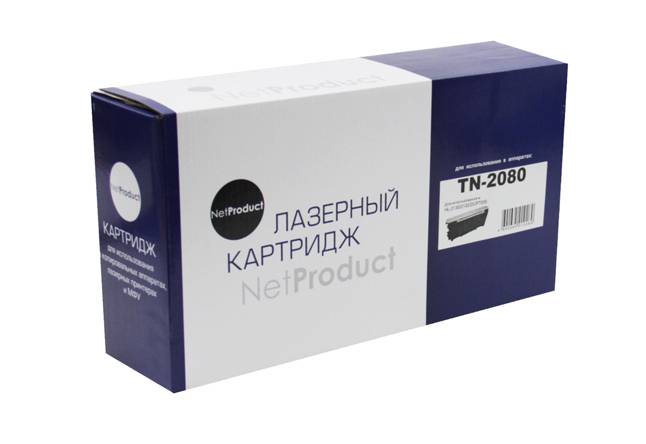 Тонер-картридж NetProduct (N-TN-2080) для Brother HL-2130/DCP-7055, 0,7K — для бизнеса и офиса