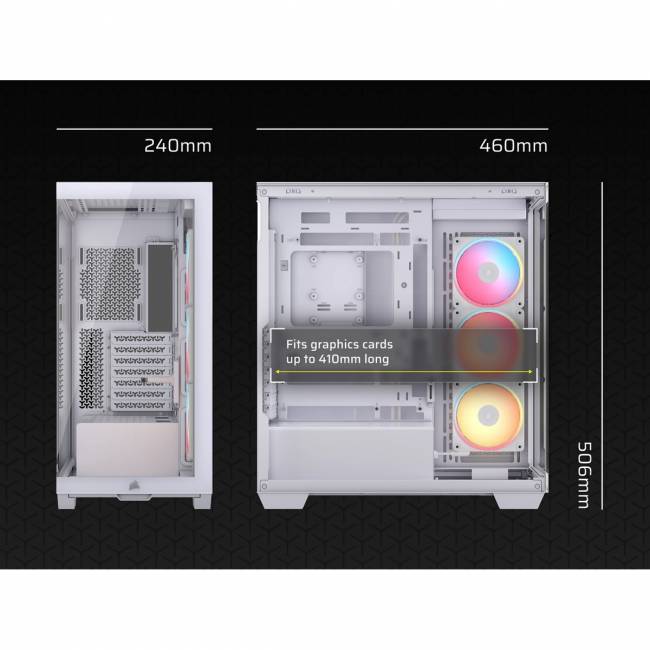 Корпус без блока питания Corsair CC-9011325-WW — для бизнеса и офиса