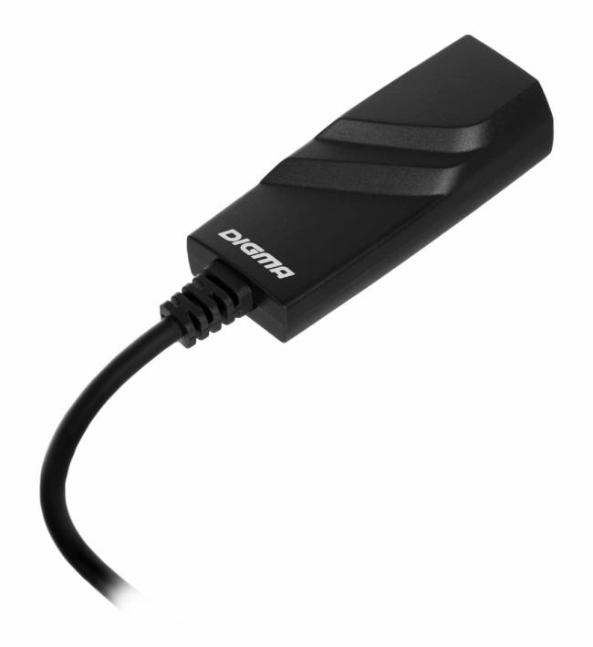 Сетевой адаптер Gigabit Ethernet Digma D-USB3-LAN1000 — для бизнеса и офиса