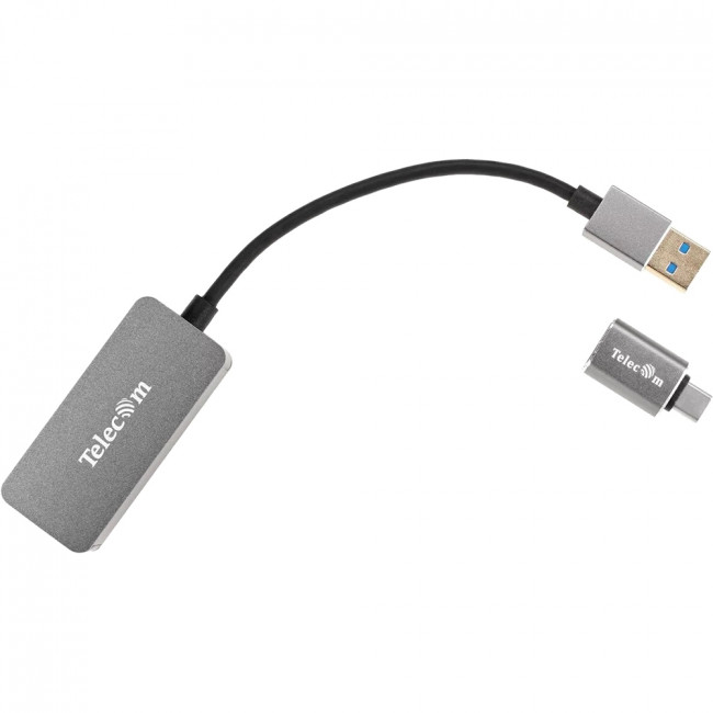 Кабель-переходник USB 3.0-->RJ-45 2.5G Ethernet, and TypeC адаптер 0.15м Telecom <TU325M> Кабель-переходник Telecom USB 3.0/RJ45 (TU325M)