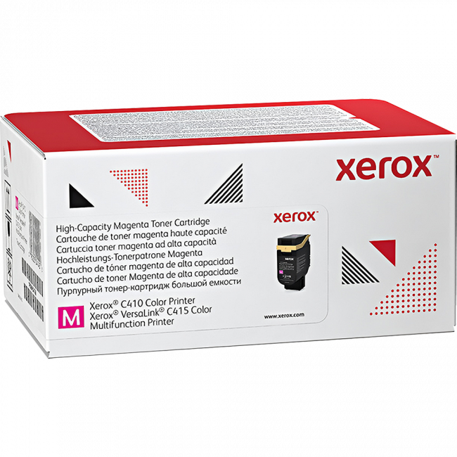 Тонер картридж большой емкости, красный Xerox VLC410/415 (7000 страниц) Xerox 006R04766 — для бизнеса и офиса