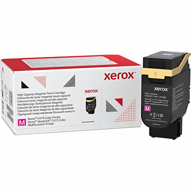 Тонер картридж большой емкости, красный Xerox VLC410/415 (7000 страниц) Xerox 006R04766 — для бизнеса и офиса