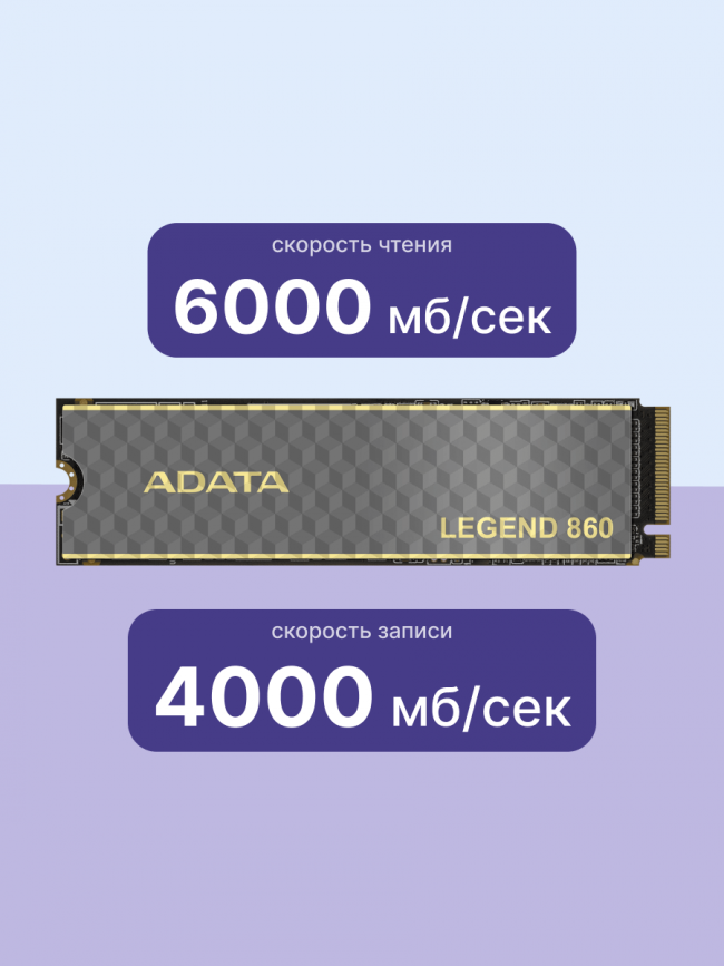Твердотельный накопитель ADATA SLEG-860-1000GCS — для бизнеса и офиса Твердотельный накопитель ADATA SLEG-860-1000GCS — для бизнеса и офиса