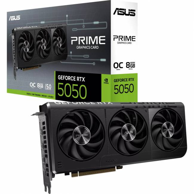 Видеокарта ASUS PRIME-RTX5050-O8G (90YV0N70-M0NA00) — для бизнеса и офиса