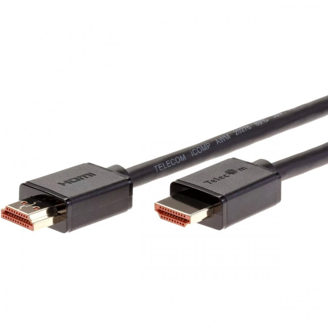 Кабель HDMI-19M --- HDMI-19M ver 2.0+3D/Ethernet ,1m Telecom <TCG215-1M> Telecom TCG215-1M