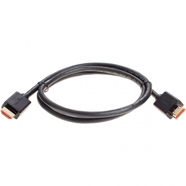 Кабель HDMI-19M --- HDMI-19M ver 2.0+3D/Ethernet ,1m Telecom <TCG215-1M> Telecom TCG215-1M