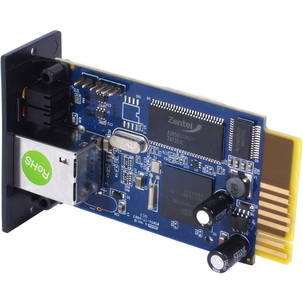 SNMP карта DL801 удаленного управления для ИБП серий POWERMAN RT/Online/Online Plus, программное обеспечение NET Agent 9 Тайпит POWERMAN SNMP DL801