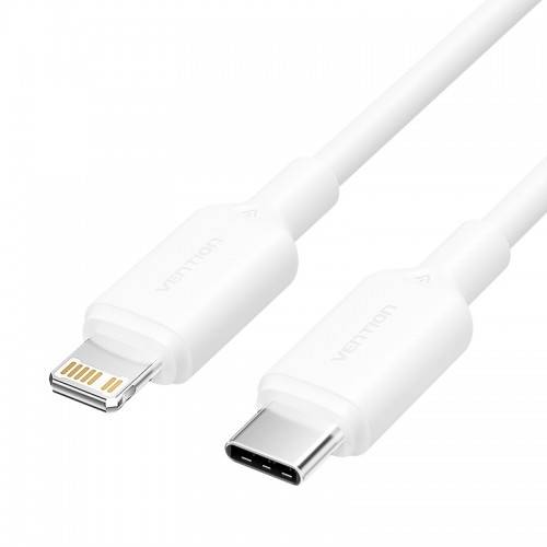 Кабель Vention USB 2.0 CM/Lightning 8M для iPad/iPhone 3A - 1м. Белый Vention LAKWF — для бизнеса и офиса Кабель Vention USB 2.0 CM/Lightning 8M для iPad/iPhone 3A - 1м. Белый Vention LAKWF — для бизнеса и офиса
