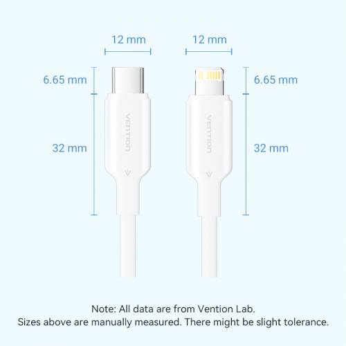Кабель Vention USB 2.0 CM/Lightning 8M для iPad/iPhone 3A - 1м. Белый Vention LAKWF — для бизнеса и офиса Кабель Vention USB 2.0 CM/Lightning 8M для iPad/iPhone 3A - 1м. Белый Vention LAKWF — для бизнеса и офиса