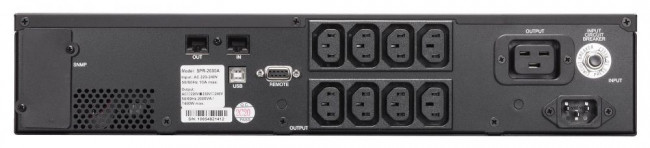 ИБП SPR-2000, линейно-интерактивный, 2000 ВA, 1600 Вт, LCD, Rack/Tower, 8 розеток IEC320 C13 и 1 розетка C19 с резервным питанием, USB, RS-232, слот под SNMP карту, защита RJ45, ШхГхВ 428x431x84 мм 22.5 кг Powercom Smart Kong Pro+ SPR-2000 LCD