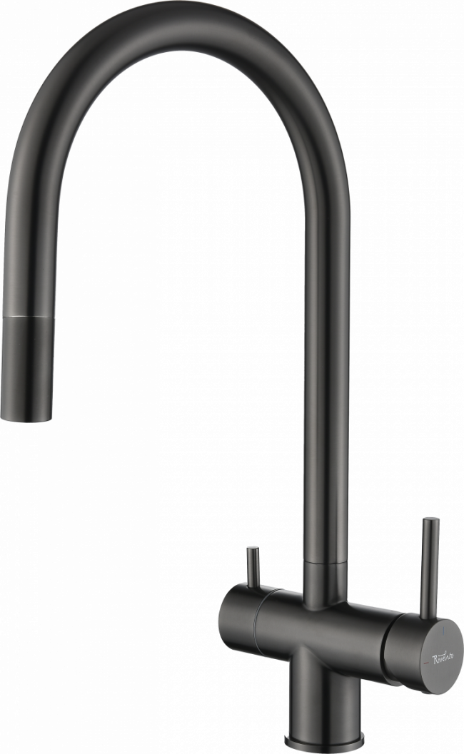Смеситель RIVELATO Rivelato 2433505 PVD black — для бизнеса и офиса Смеситель RIVELATO Rivelato 2433505 PVD black — для бизнеса и офиса