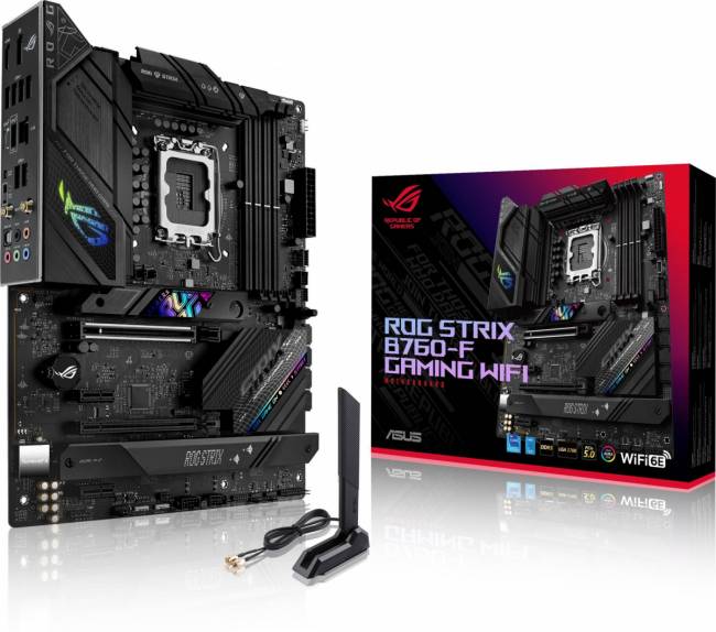 Материнская плата ASUS ROG STRIX B760-F GAMING WIFI — для бизнеса и офиса Материнская плата ASUS ROG STRIX B760-F GAMING WIFI — для бизнеса и офиса