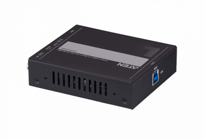 4-портовый удлинитель USB 3.2 Gen 1 по кабелю Cat 6A (до 100 метров) ATEN UCE33100 — для бизнеса и офиса 4-портовый удлинитель USB 3.2 Gen 1 по кабелю Cat 6A (до 100 метров) ATEN UCE33100 — для бизнеса и офиса