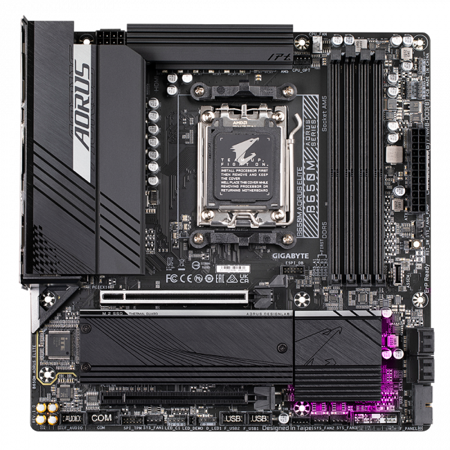 Материнская плата GIGABYTE B650M AORUS ELITE — для бизнеса и офиса Материнская плата GIGABYTE B650M AORUS ELITE — для бизнеса и офиса